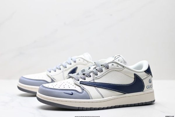 Travis Scott x AJ1 Low 'DIY Custom' - Basketball Lifestyle - Image 4