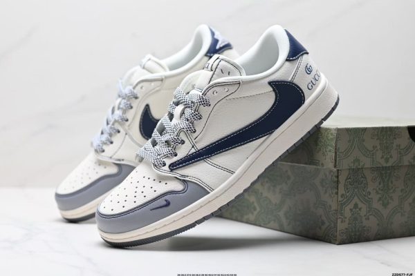 Travis Scott x AJ1 Low 'DIY Custom' - Basketball Lifestyle - Image 8