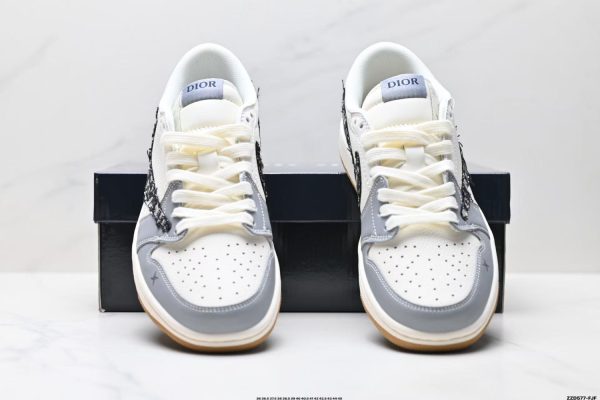 Travis Scott x AJ1 Low 'DIY Custom' - Reverse Swoosh Sneakers - Image 7