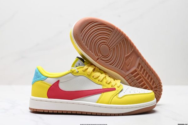 Travis Scott x AJ1 Low "Reverse Mocha" - Lightning Collaboration - Image 5