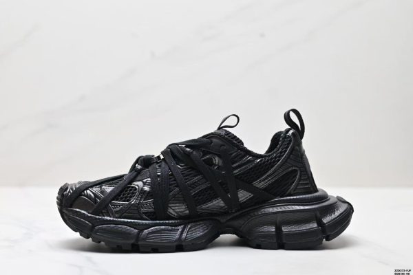 Balenciaga 3XL Phantom Sneakers - Retro Dad Shoes Black Unisex - Image 3