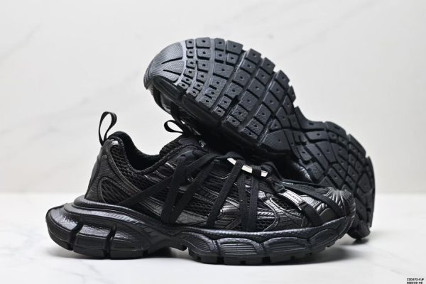 Balenciaga 3XL Phantom Sneakers - Retro Dad Shoes Black Unisex - Image 5