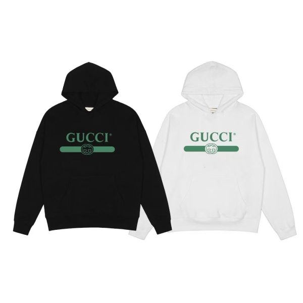 Gucci Green Logo Hoodie - New - Image 3