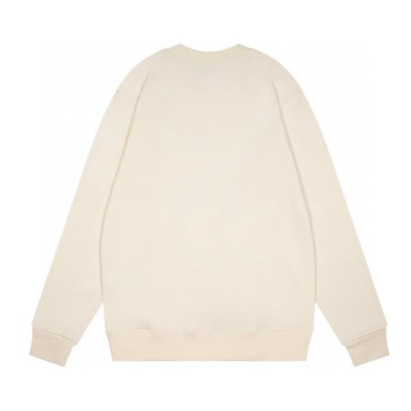 GUCCI Pineapple Logo Sweatshirt - Heavyweight Unisex White/Apricot - Image 2
