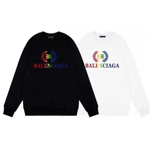 Balenciaga Rainbow Wheat Sweatshirt - High-Density Cotton Unisex - Image 3
