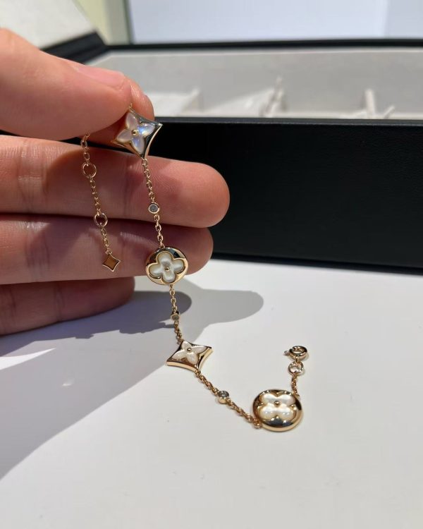 Louis Vuitton Color Blossom Bracelet - Rose Gold White MOP - Image 2