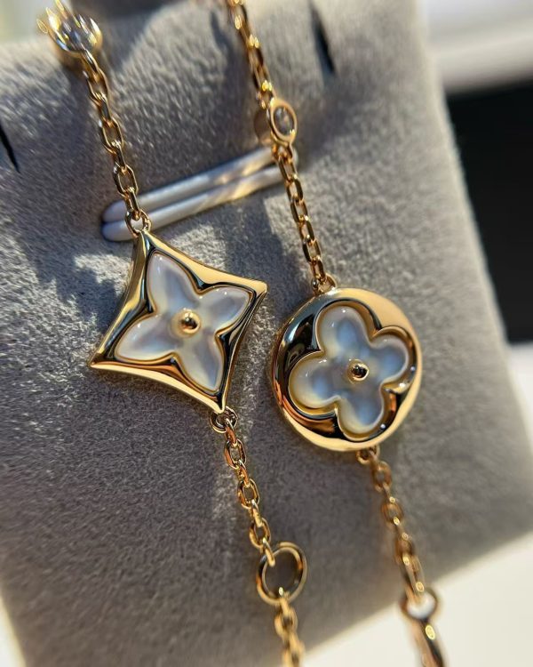 Louis Vuitton Color Blossom Bracelet - Rose Gold White MOP - Image 5