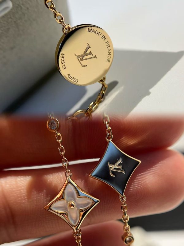 Louis Vuitton Color Blossom Bracelet - Rose Gold White MOP - Image 6