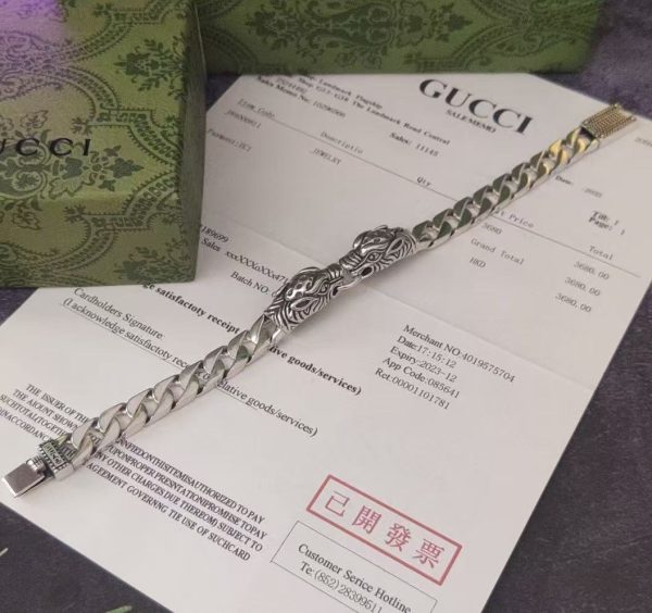 GUCCI Double Tiger Bracelet - Image 4
