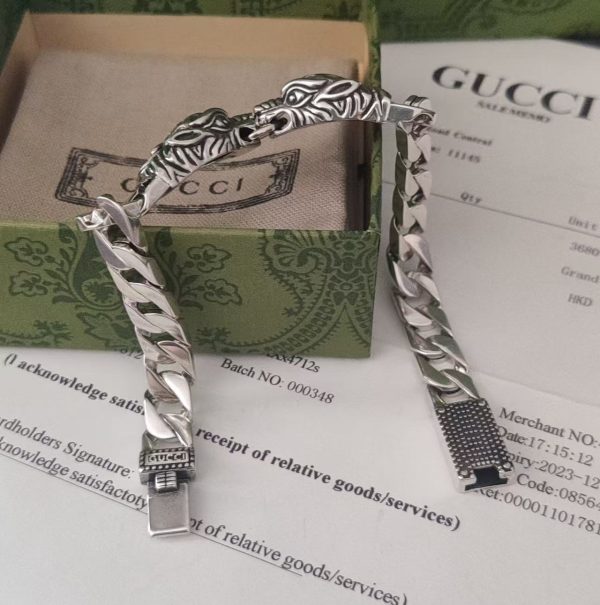 GUCCI Double Tiger Bracelet - Image 3