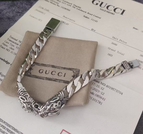 GUCCI Double Tiger Bracelet - Image 8