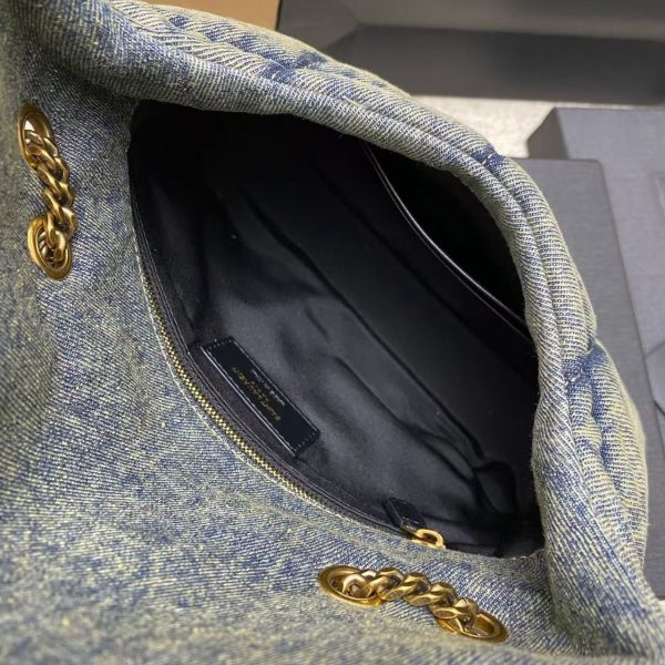 YSL Loulou Denim Quilted - Image 8
