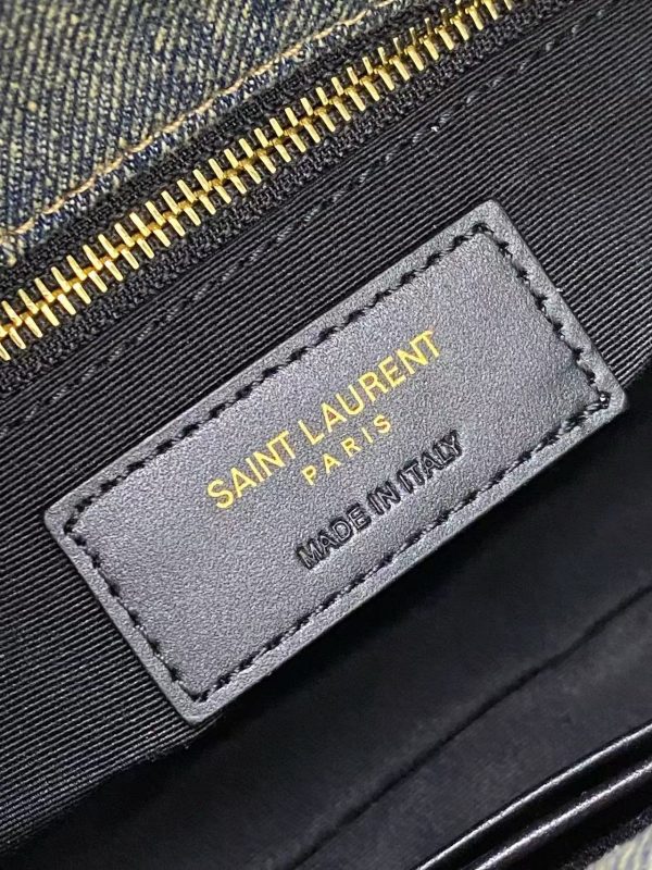 YSL Loulou Denim Quilted - Image 9