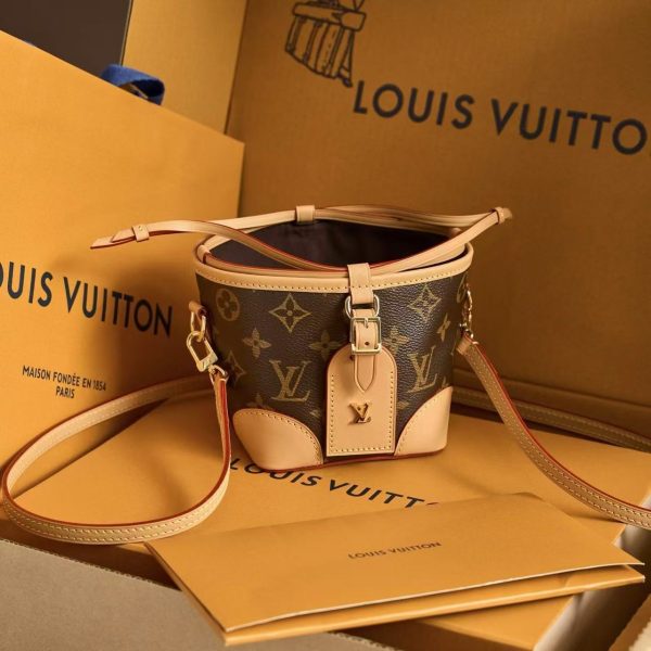 LV Monogram Reverse Bucket Bag