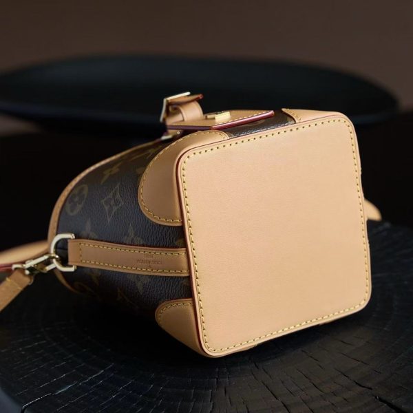 LV Monogram Reverse Bucket Bag - Image 8