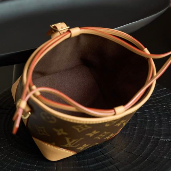 LV Monogram Reverse Bucket Bag - Image 5