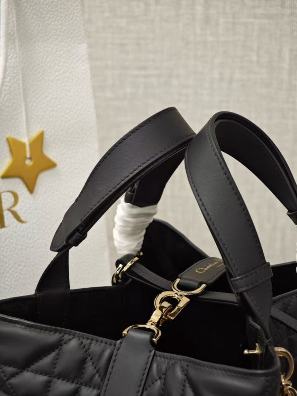 Dior Macrocannage Tote - Black Medium - Image 10
