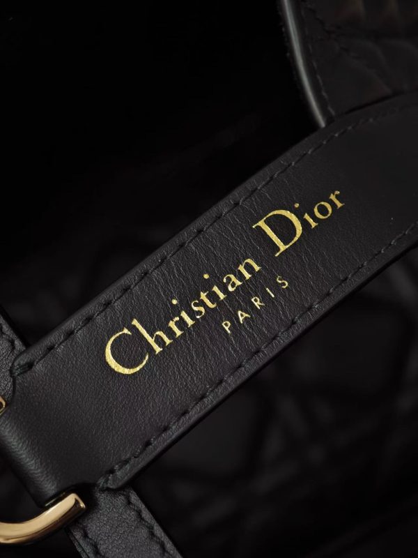 Dior Macrocannage Tote - Black Medium - Image 13