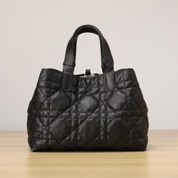 Dior Macrocannage Tote - Black Medium - Image 4