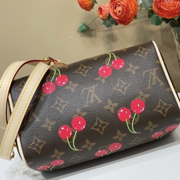 Louis Vuitton x Murakami Speedy 20 Bandoulière - Cherry Monogram Limited Edition - Image 4