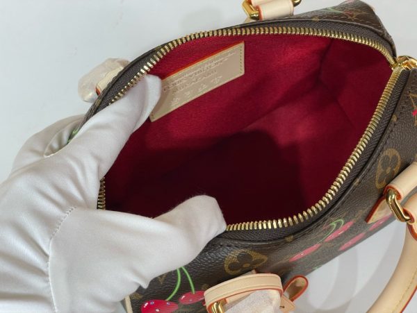 Louis Vuitton x Murakami Speedy 20 Bandoulière - Cherry Monogram Limited Edition - Image 7