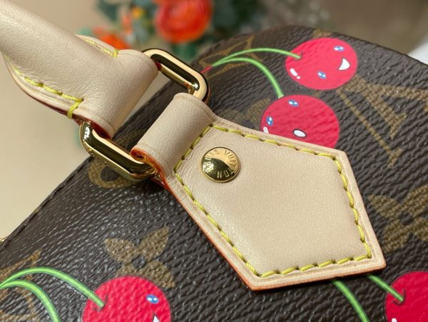 Louis Vuitton x Murakami Speedy 20 Bandoulière - Cherry Monogram Limited Edition - Image 9